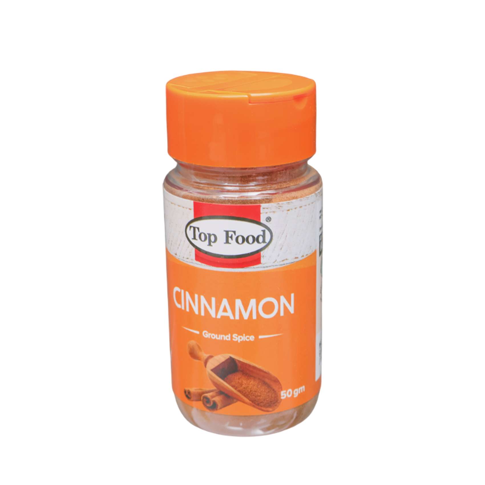 TOP FOOD CINNAMON POWDER JAR 50G