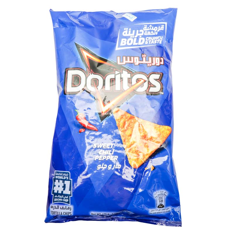 6281036567208_1 Doritos Sweet Chilli Pepper Nachos 175g - Image 1