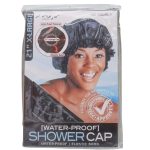 Magic Water Proof Shower Cap Black