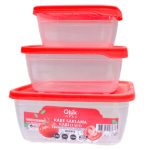 Qlux square saver box 3 PCS