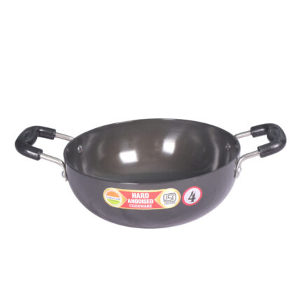 India Gold Deep Kadai 12 – Heavy-Duty Non-Stick Deep Fry Pan for Everyday Cooking