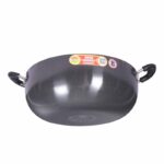 India Gold Deep Kadai 16 – Heavy Gauge Non-Stick Deep Fry Pan | Induction & Gas Compatible | Premium Indian Cookware for Frying, Sautéing & Curry Cooking - Image 2
