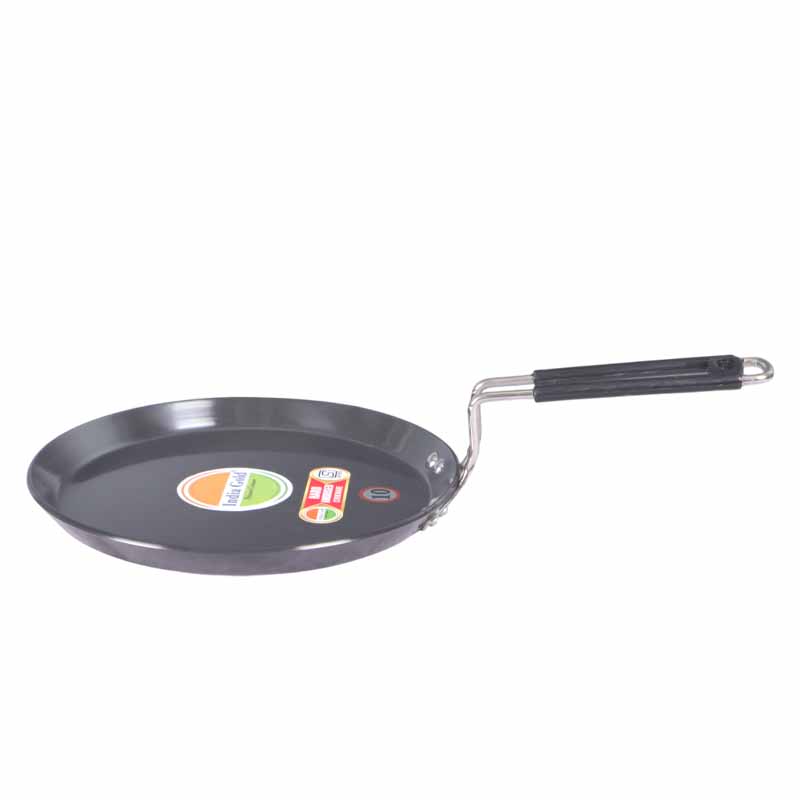 INDIA GOLD Dosa Pan 10 Inch – Non-Stick Heavy Duty Tawa for Crispy Dosas, Chapati, Roti, Crepes & Pancakes India Gold Dhosa Pan 10 - Image 1