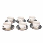 Diva Cup & Saucer Plain 6PC Set - Image 2
