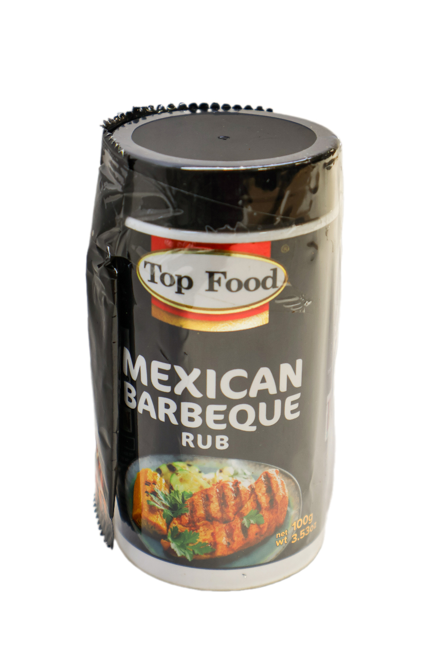 TOP FOOD MEXICAN BARBEQUE RUB J100G