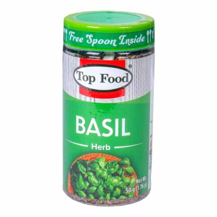 TOP FOOD BASIL JAR 50G