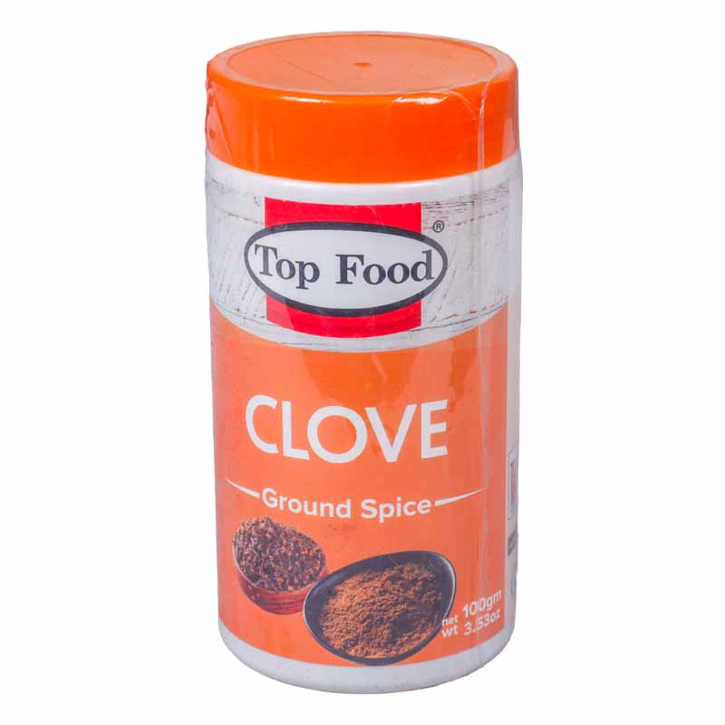 Top Food Clove Powder Jar 100g – Pure Ground Cloves | Premium Spice for Cooking, Baking & Health