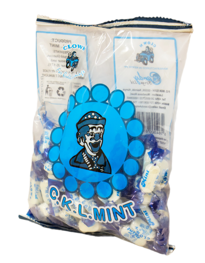 CANDY KENYA MINT  TWIST WHITE 80PCS