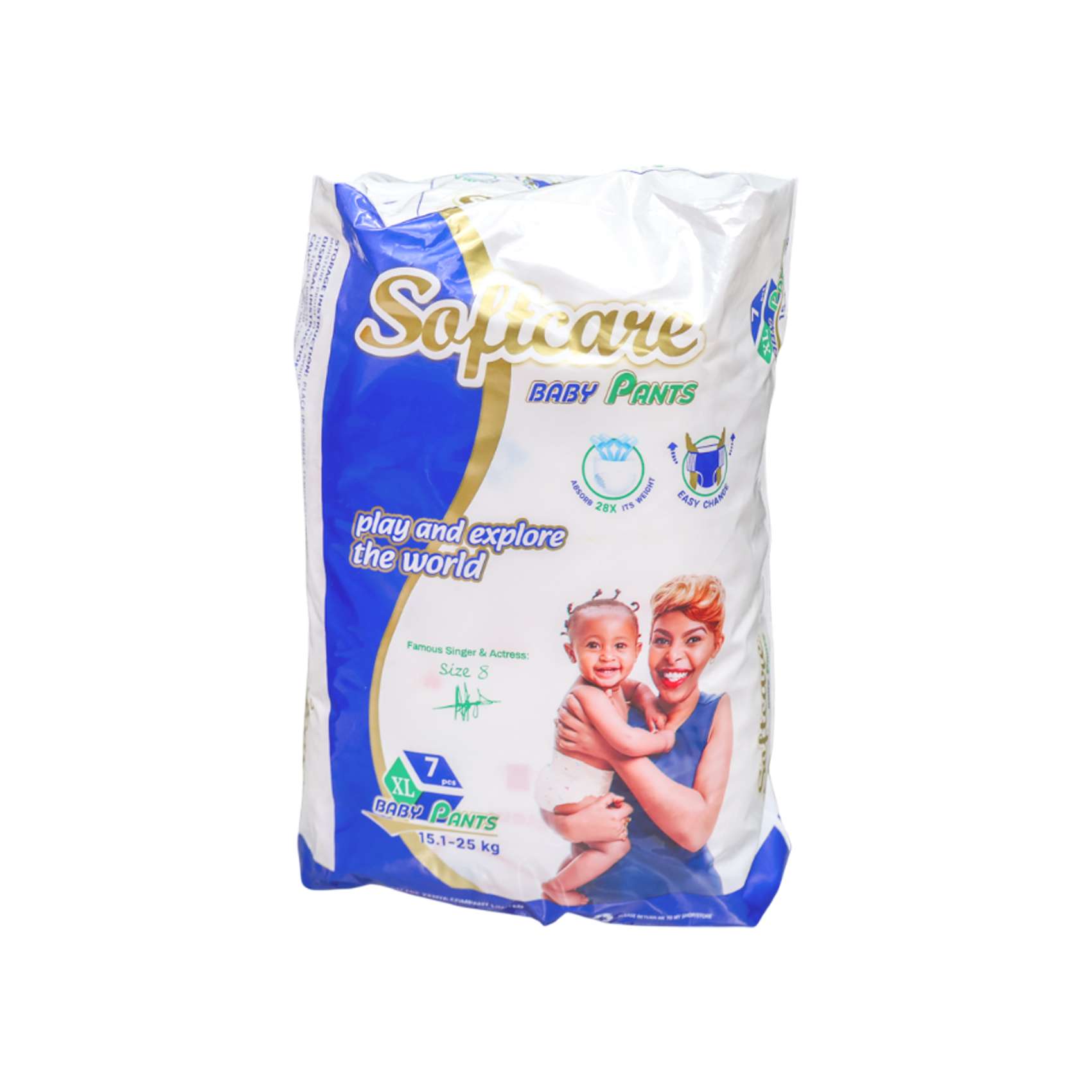 SOFTCARE PANTS MINICOUNT JUNIOR 7