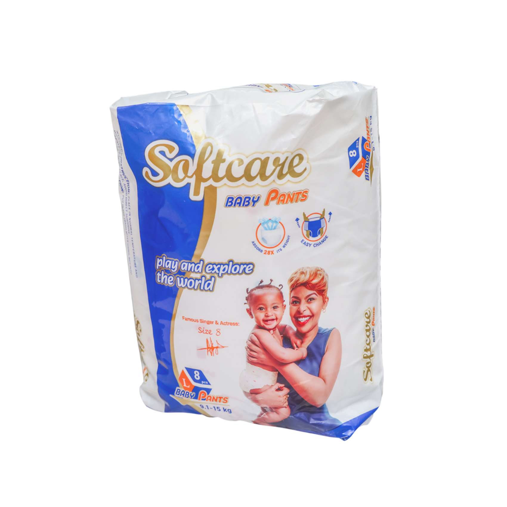 SOFTCARE PANTS MINI COUNT MAXI 8