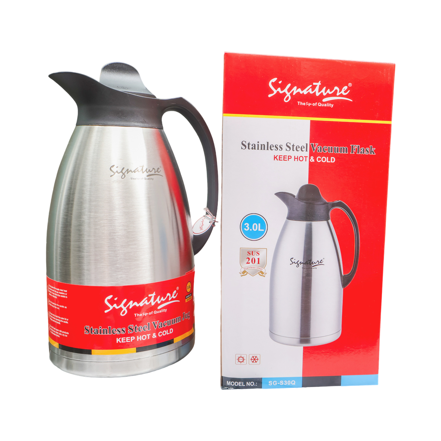 SIGNATURE S/S FLASK 3.0LSG-S3.0Q