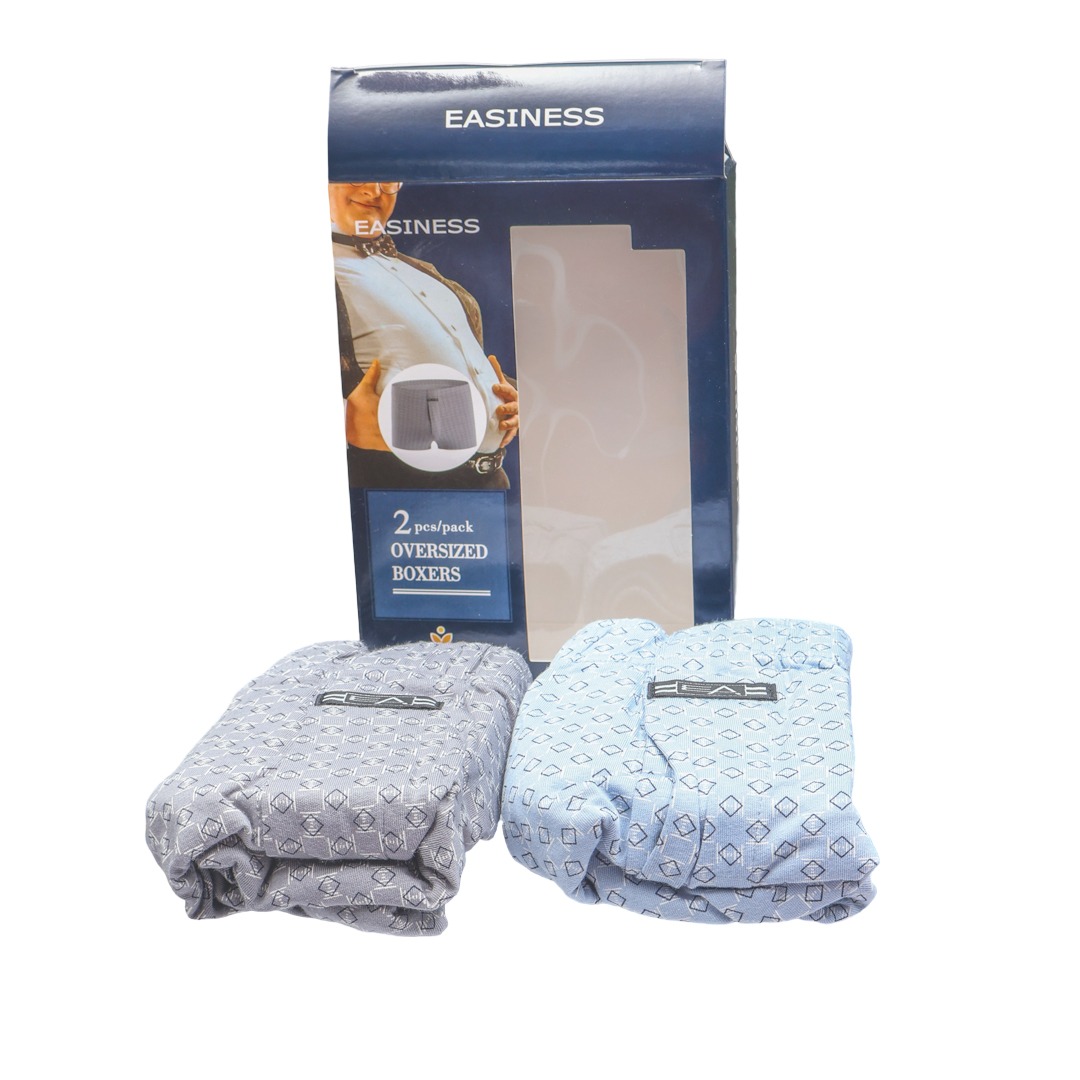 MENS BOXER EA OVER SIZED  2PCS #202203