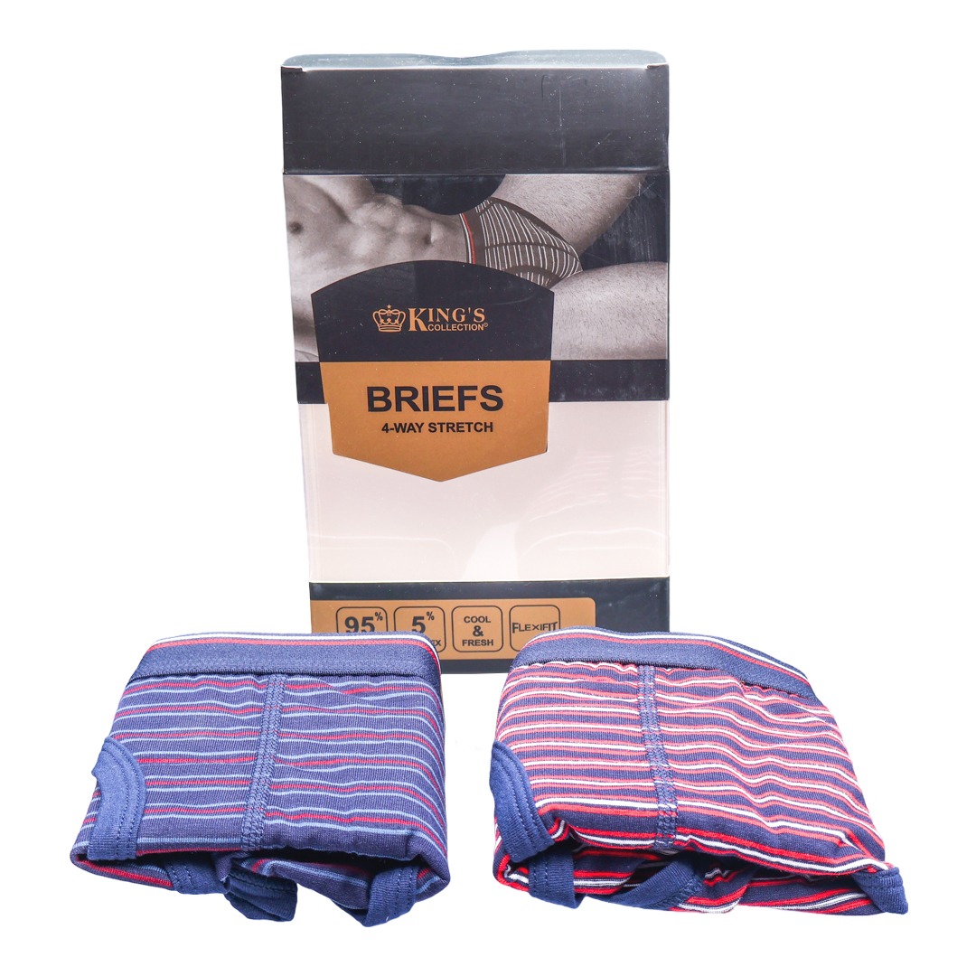 MENS BRIEF K/COLL 2PC #525