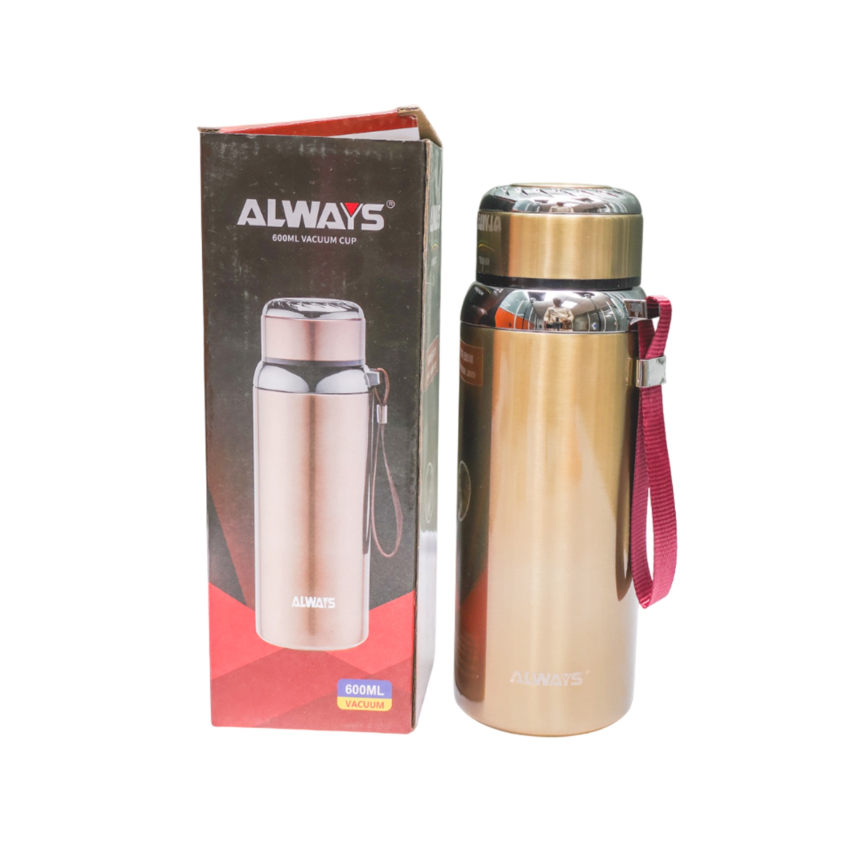 STAINLESS STEEL VACUUM CUP 600ML
