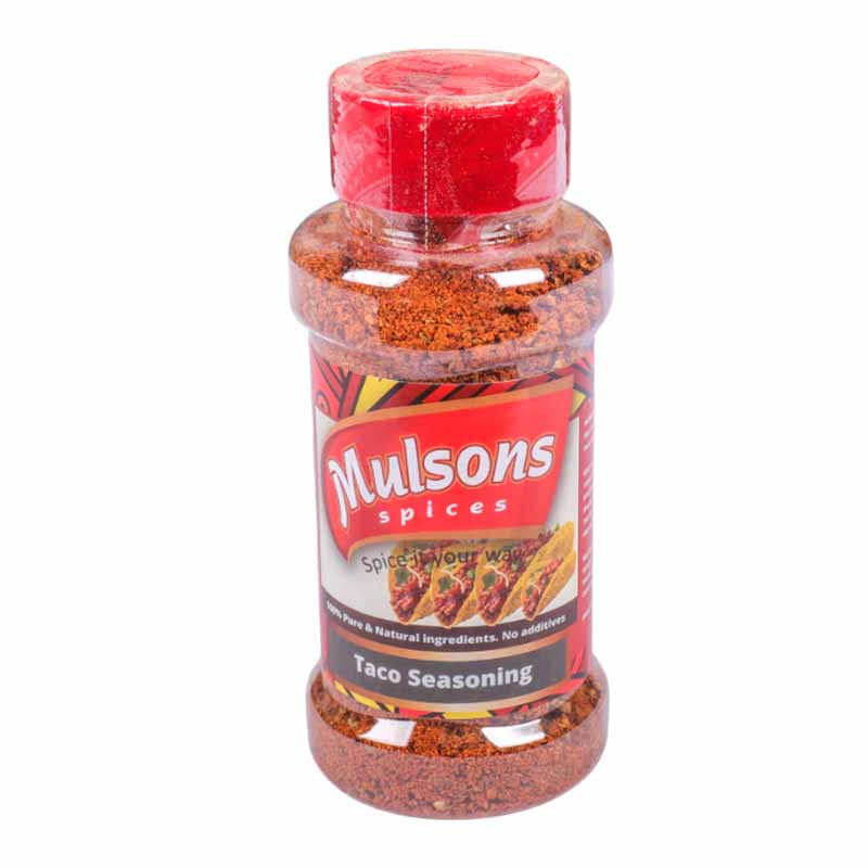 MULSONS Taco Seasoning 100g – Authentic Mexican Flavor for Tacos, Burritos & More