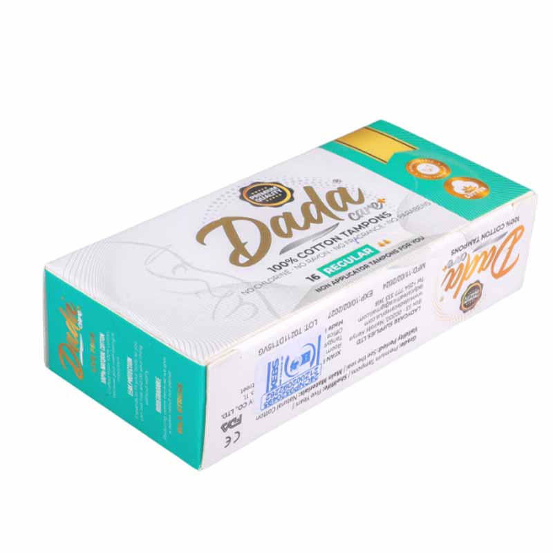 DADA CARE Cotton Regular Tampon Green – Soft, Comfortable & Eco-Friendly Feminine Hygiene