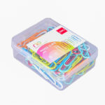 Deli Plastic Asst. Color Paper Clip - Image 2