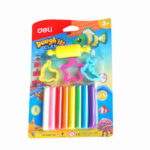 Deli Plasticine 100Gdough-It Clay8 Colors - Image 2