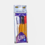 UNO Fine Tip Ballpen 5-Pack AST402-1 – Smooth Writing Pens