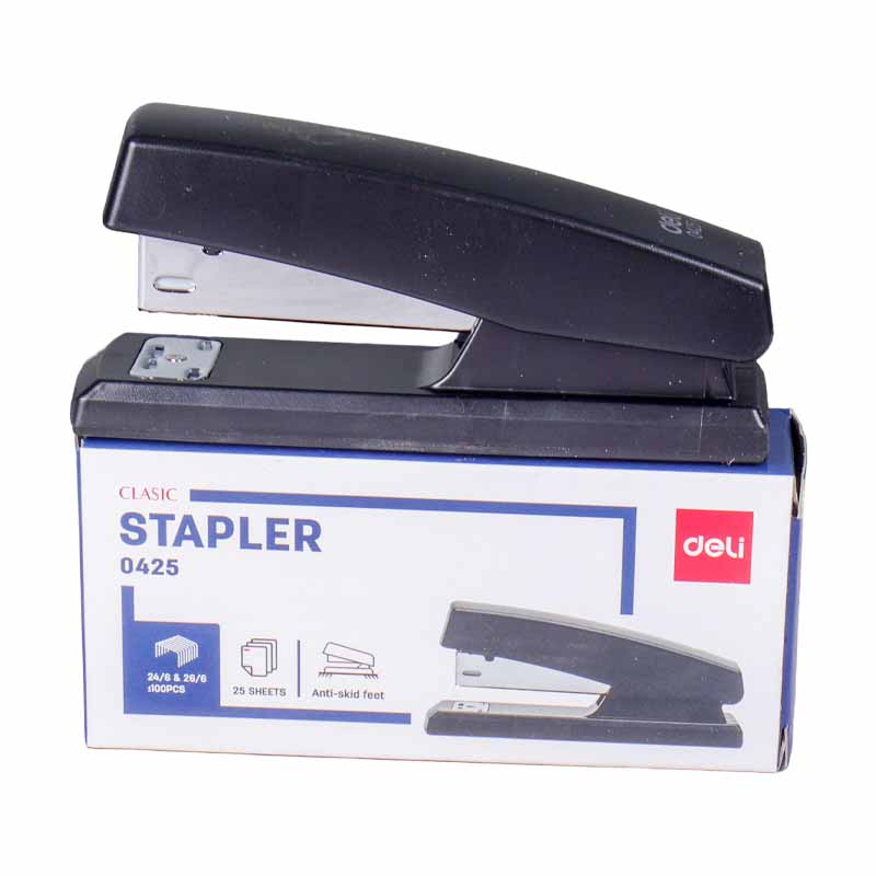 DELI E0425 Stapler Deli E0425 Stapler - Black - Image 1