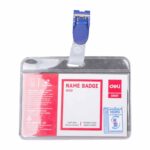 Deli E5752 Pvc Name Badge Horizontal - Image 2