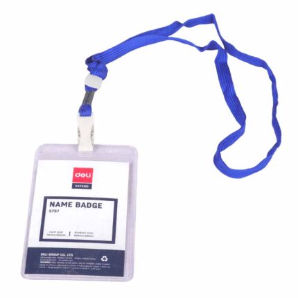 Deli E5757 Pvc Name Badge Vertical