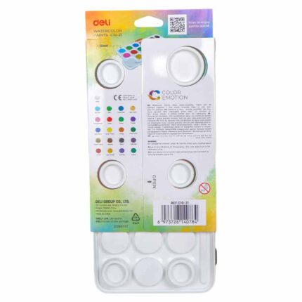 DELI C10-21 Watercolor Paint Set