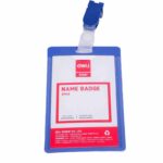 DELI E5743 Hard Name Badge Vertical