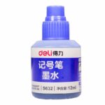Deli S632Permanent Marking Ink Blue - Image 2
