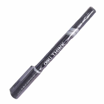 DELI Double-Tip Permanent Marker – Black, Long-Lasting Ink for Office & Home Use
