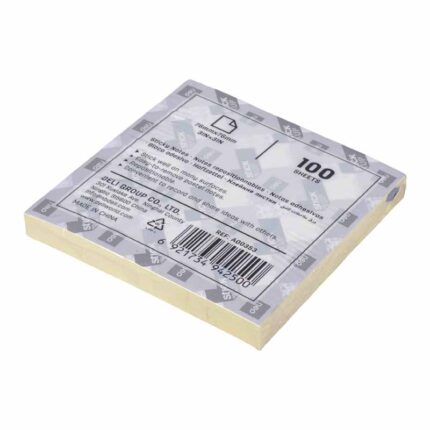 DELI Stickup Notes 3"x3" Yellow