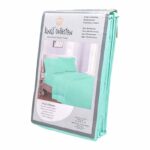 HL Bed Sheet 4-Piece Plain Cotton Set – King Size 90x100 cm