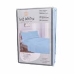 HL Bed Sheet 4-Piece Plain Cotton Set – King Size 90x100 cm