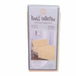 HL 4-Piece bed sheet plain 60 x 93 SGL