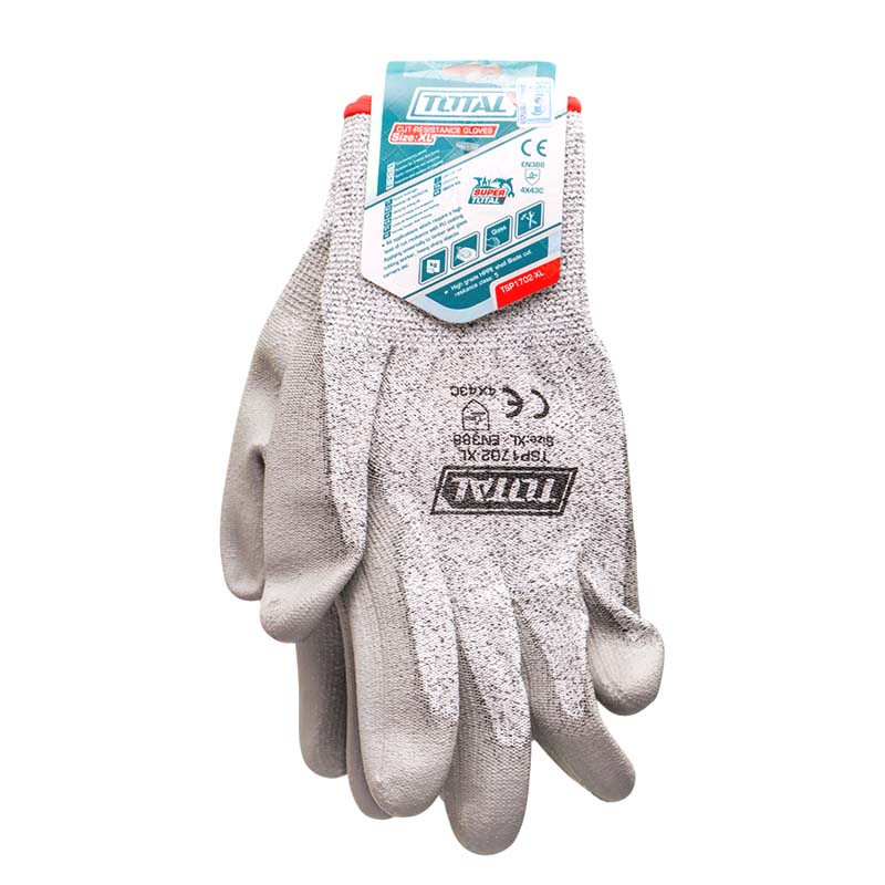 TOTAL Gloves – Heavy-Duty Protective Work Gloves for Construction, Industrial & Mechanical Use TOTAL Gloves – Heavy-Duty Protective Work Gloves for Construction, Industrial & Mechanical Use