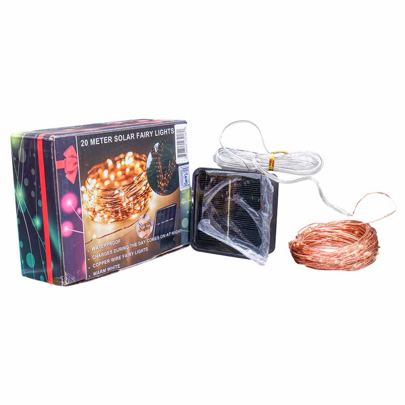 RADICAL 20M Solar Fairy Lights Copper RADICAL 20M Solar Fairy Lights Copper