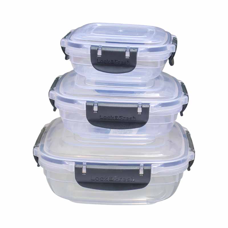 DUNYA 3PC Storage Container Set #30828 – Airtight Plastic Food Storage Containers for Kitchen DUNYA 3PC Storage Container Set #30828 – Airtight Plastic Food Storage Containers for Kitchen