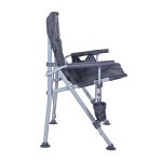 Storesome Foldable Campaign Chair 50X50X80Cm Black #Cmp02 - Image 2