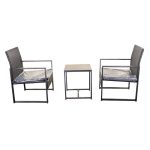 Storesome 3Pcs Golden Coffee Stool St/Plastic #9881