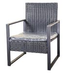 Storesome 3Pcs Golden Coffee Stool St/Plastic #9881 - Image 3