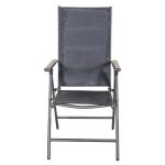 Storesome Folding Position Arm Chair Arm Chair Aluminium/Textilene #1001