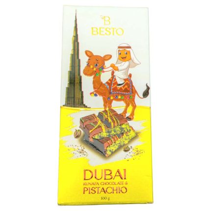 Dubai Kunafa Pistachio Chocolate - 100g