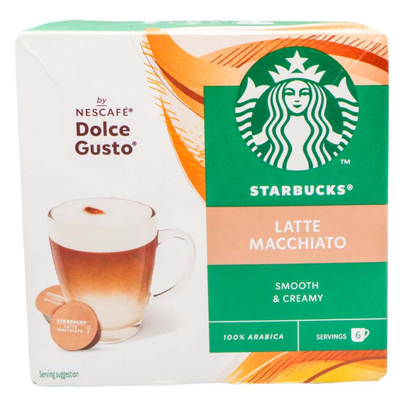 7613036927031_1 Starbucks Nescaffe Dolce Gusto Pods
Premium Coffee - 129g - Image 1