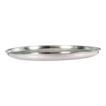 Marvel Stainless Steel Deep Round Tray - 40cm