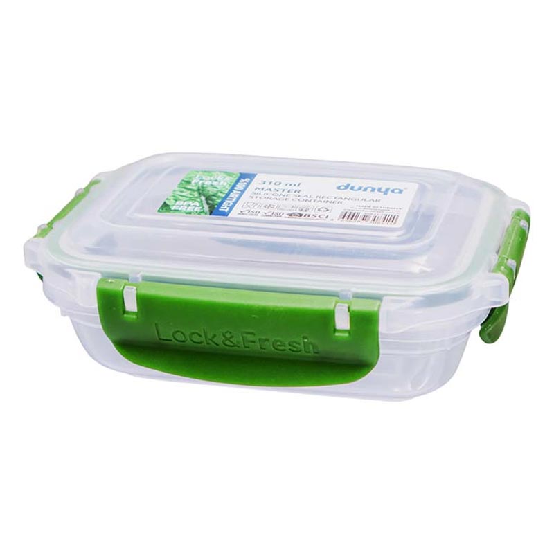 Â 8696287308414_1 Dunya Rectangular Storage Container 310Ml #30841 - Image 1