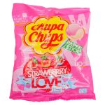 Chupa Chups Strawberry Love Lollipops  120g