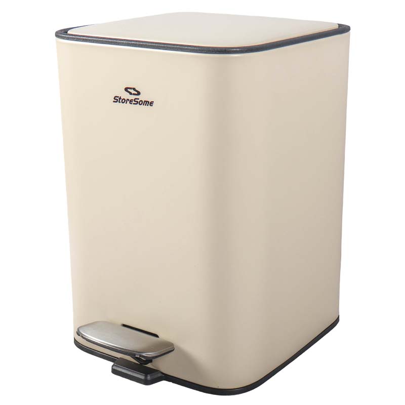 IMG_0638 Storesome Stainless Steel Square Dustbin 5L - Image 1