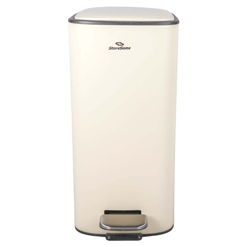 IMG_0646 Storesome Stainless Steel Rectangular Dustbin 11.5L - Image 1
