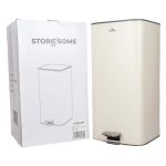 Storesome Stainless Steel Square Dustbin 28L - Image 3