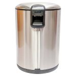 Storesome Stainless Steel Dustbin Round 5L - Image 6